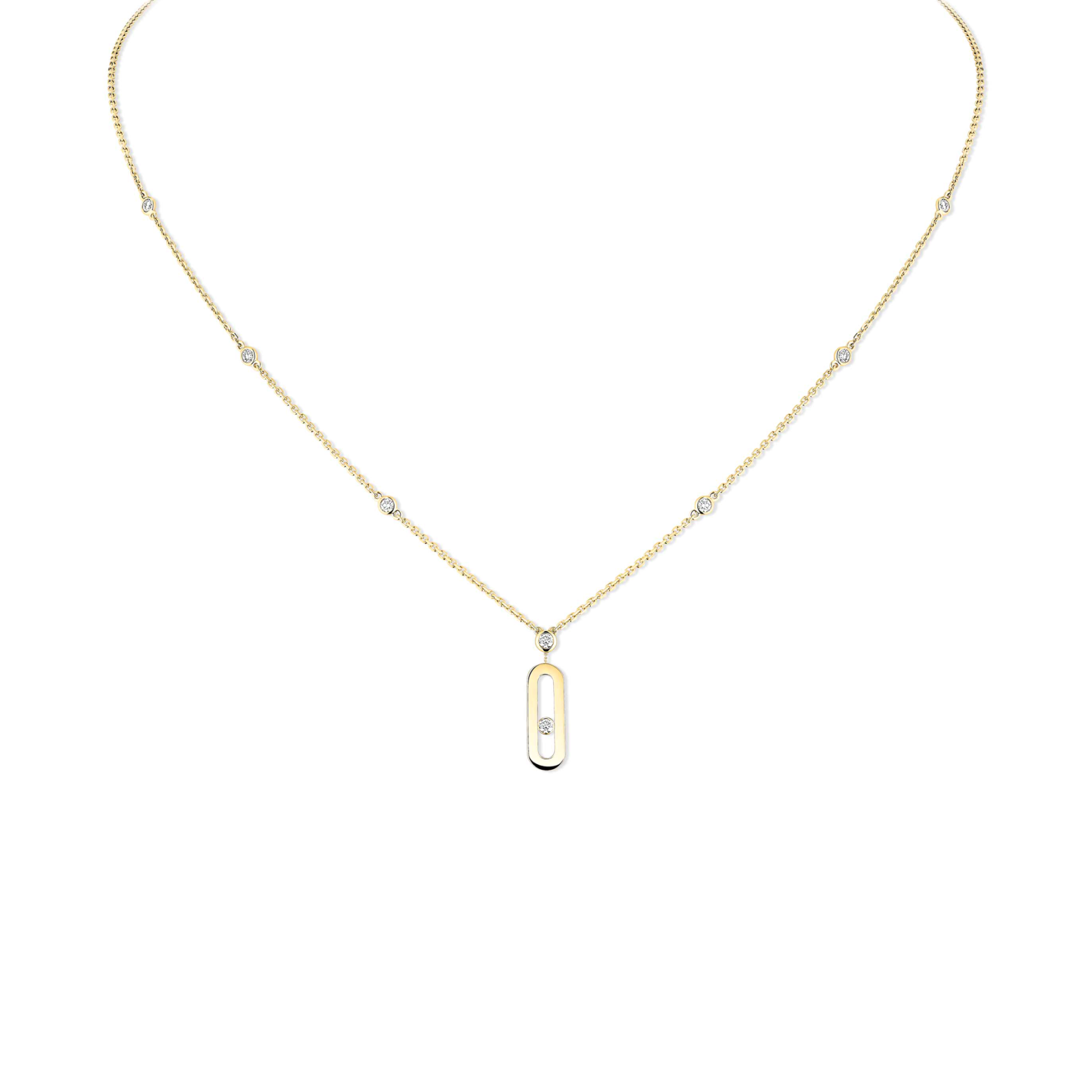 Mes1kaa move uno long necklace 10111